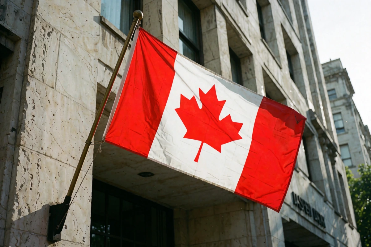 A Canadian passport beside travel papers and an open laptop in Buenos Aires